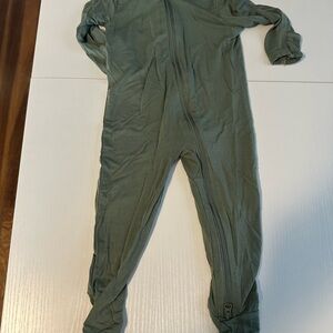 Guisby Bamboo Forest Green Kids Footie